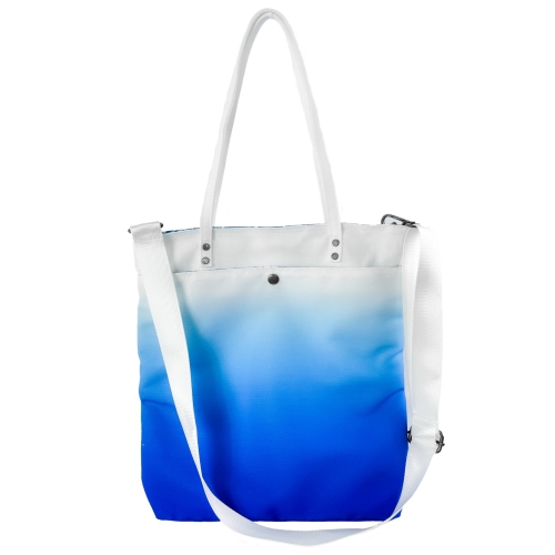 FOURFOUR CO  Going Places Tote Bag Ombre By In Blue