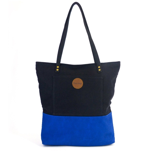Minimalist Tote Bag - Eternal Optimist in Cobalt Blue by FourFour Co
