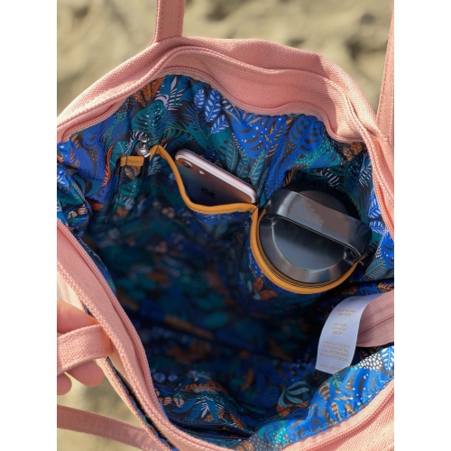 Trendy Tote Bag - Sittin' Pretty Pink by FourFour Co