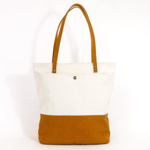 Stylish Tote Bag - Bliss Curry/Cream by FourFour Co