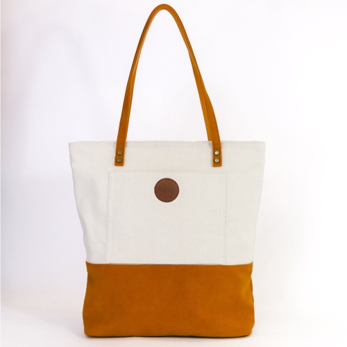 Stylish Tote Bag - Bliss Curry/Cream by FourFour Co