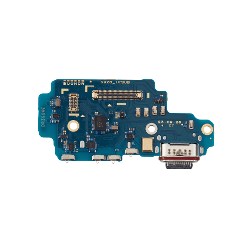 High-Quality Replacement Charging Port Board with SIM Card Reader for Samsung Galaxy S24 Ultra 5G - International Version