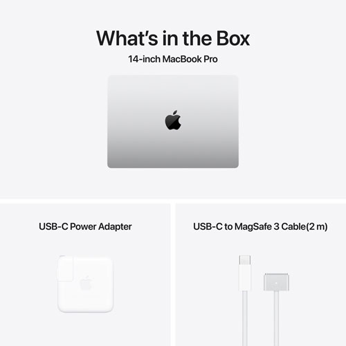 Apple MacBook Pro 16.2" (Fall 2023) - Silver (Apple M3 Pro / 512GB SSD / 18GB RAM) English by APPLE - Refurbished condition - Image 4
