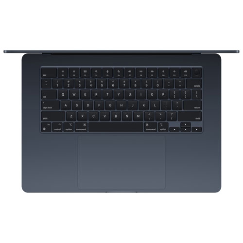 Apple MacBook Air 15" w/ Touch ID (2024) - Midnight (Apple M3 Chip / 512GB SSD / 16GB RAM) English by APPLE - Refurbished condition - Image 2