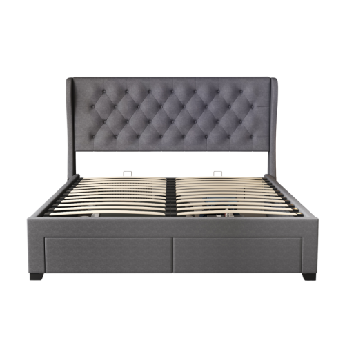 Lit avec rangement à 4 tiroirs Brittany