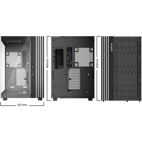 Be Quiet! Light Base 900 No Fans Computer Case, Black