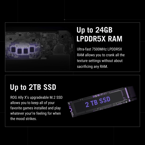 Console de jeu tactile 1080p 7&nbsp;po ROG Ally X d'ASUS