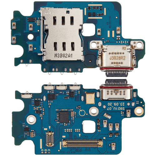 ESOURCE PARTS  Premium Replacement Charging Port Board With Sim Card Reader for Samsung Galaxy S24 5G (S921U) - North American Version