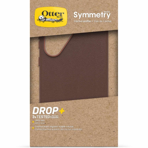Étui en cuir de cactus Symmetry d'OtterBox | Conçu pour Galaxy S25 Ultra | Rich Adobe