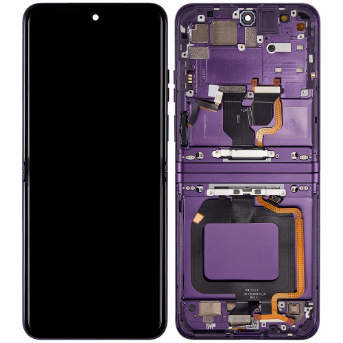 Excellent Premium Replacement OLED Assembly with Frame for Motorola Razr 40 (XT2323/2023) -in Summer Lilac by ESOURCE PARTS - Refurbished condition - CA$583.39