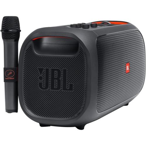 Open Box - JBL PartyBox On-The-Go Portable Bluetooth Party Speaker - Black
