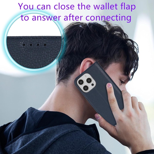 Wallet Case for iPhone 16 Pro Max, Premium PU Leather Flip Folio Case with Card Slot,Stand Holder and Magnetic Closure TPU Shockproof Interior