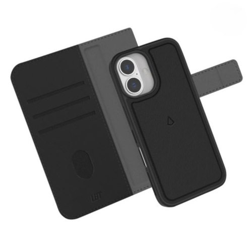 Refurbished LBT 2-in-1 Switch Wallet Case with Magsafe for iPhone 16 - Black SW-IP1601