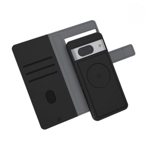 Refurbished LBT Switch Leather Wallet Case for Pixel 8 - Black SW-GPX800