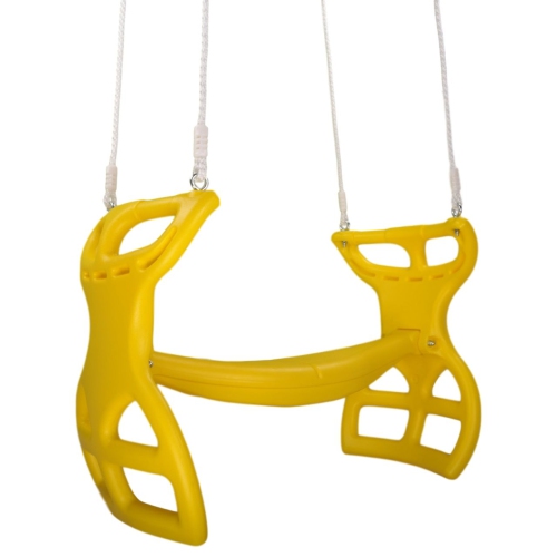 Back to Back Glider Swing Yellow