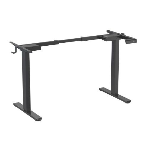 UPLITE  Dual Motor Electric Stand Up Desk Frame, Height & Width Adjustable Ergonomic Sit Standing Motorized Heavy Duty Table Frame (Frame Only)
