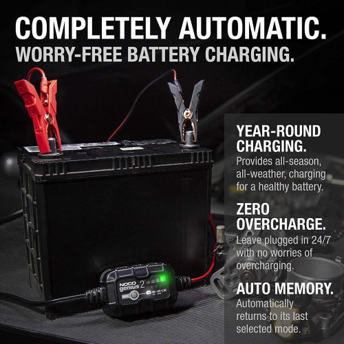 Brand New - NOCO GENIUS2 Smart Battery Charger/Maintainer/Desulfator, 2-Amp, 6V/12V