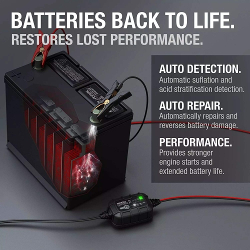 Brand New - NOCO GENIUS2 Smart Battery Charger/Maintainer/Desulfator, 2-Amp, 6V/12V