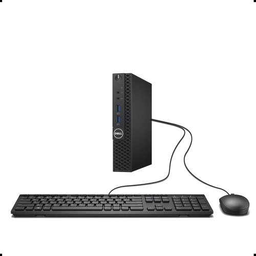 Refurbished DELL OptiPlex 3060 Tiny/Mini/Micro Desktop ( i7-8700T / 16GB / 256GB / Windows 10) comes with Dell Keyboard and Mouse