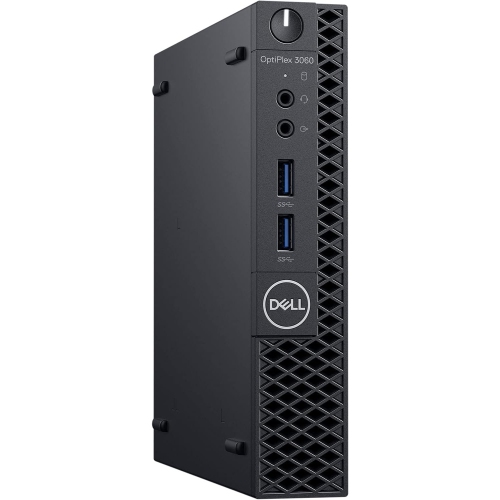 Refurbished DELL OptiPlex 3060 Tiny/Mini/Micro Desktop ( i7-8700T / 16GB / 256GB / Windows 10) comes with Dell Keyboard and Mouse