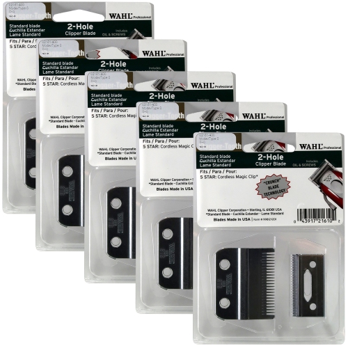 WAHL  5X Stagger-Tooth Blending Clipper Blade for Cordless Magic Clip #02161