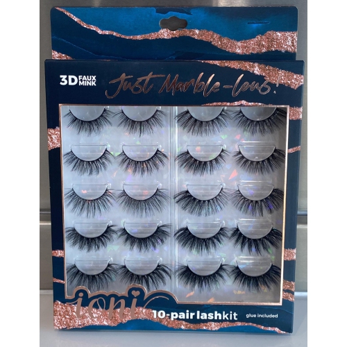 IONI 10 Pairs Lash kit JUST MARBLE-LOUS!
