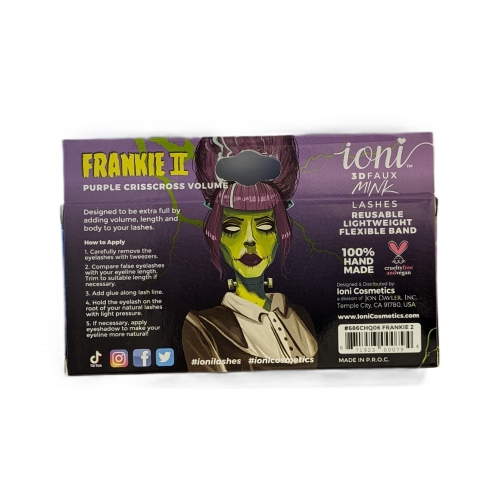 IONI Colored FRANKIE II PURPLE Crisscross Volume
