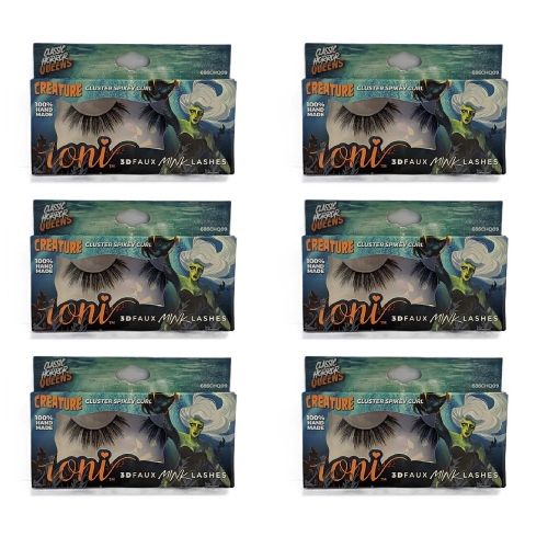 IONI Collector's Premium Edition 3D Faux Mink Lash CREATURE Cluster Spikey Curl