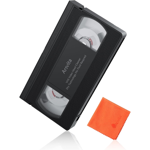 Arsvita - VHS/VCR Head Cleaner, Video Head Cleaning Kit for VHS/VCR Players