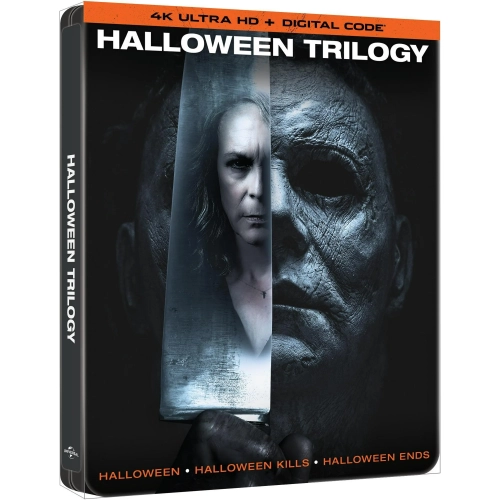 SDS  Halloween Trilogy [Steelbook] (4K Ultra HD + Blu-Ray + Digital Copy)