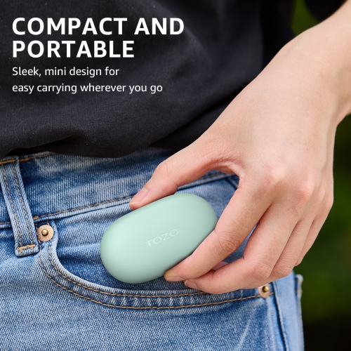 TOZO E1 In-ear True Wireless Earbuds Bluetooth Stereo Sound ENC Calls Clearly IPX6 Water Resistance-Green