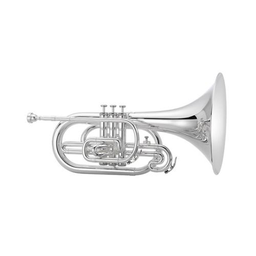 Mellophone de Marching Jupiter JMP1000MS - Plaqué argent