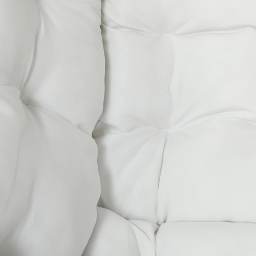 HOMCOM – Fauteuil d'appoint moderne en tissu aspect lin avec pochettes latérales et pattes solides en acier, fauteuil de lecture confortable pour le