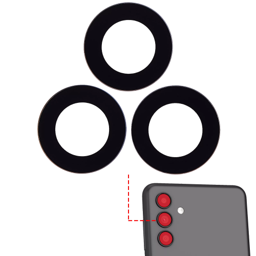 Premium Replacement Back Camera Lens with Adhesive for Samsung Galaxy A24 4G - 10 Pack