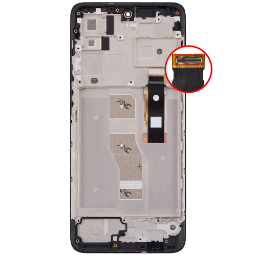 Excellent Premium Replacement OLED Assembly with Frame for Motorola Moto G52 (XT2221-1 / 2022) - All Colors by ESOURCE PARTS - Refurbished condition - Image 4