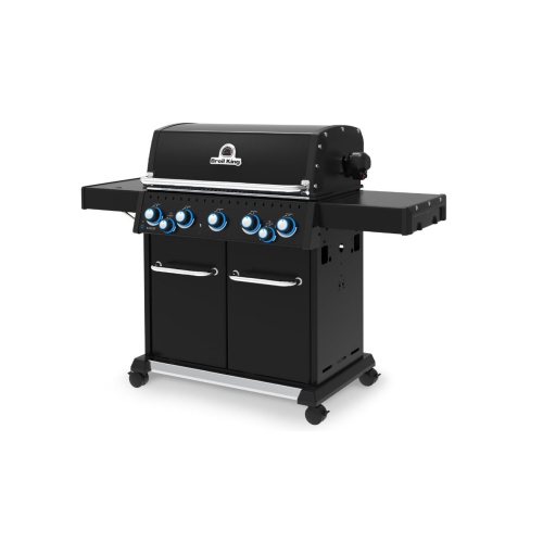 Barbecue au gaz à 5 brûleurs Ombre Baron 590 PRO de Broil King avec tournebroche et brûleur latéral - 675144