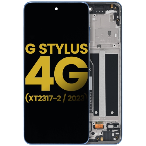 Excellent Premium Replacement LCD Assembly with Frame for Motorola Moto G Stylus 4G (XT2317-2 / 2023) -in Blue by ESOURCE PARTS - Refurbished condition - Image 2