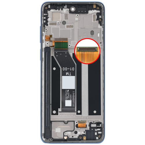 Excellent Premium Replacement LCD Assembly with Frame for Motorola Moto G Stylus 4G (XT2317-2 / 2023) -in Blue by ESOURCE PARTS - Refurbished condition - Image 4