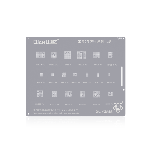 High-Quality Bumblebee Stencil for Huawei HI Series by Qianli
