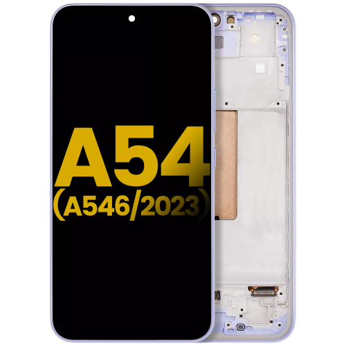 Excellent Premium Replacement OLED Assembly with Frame for Samsung Galaxy A54 5G (A546 / 2023) - Violet by ESOURCE PARTS - Refurbished condition - Image 2