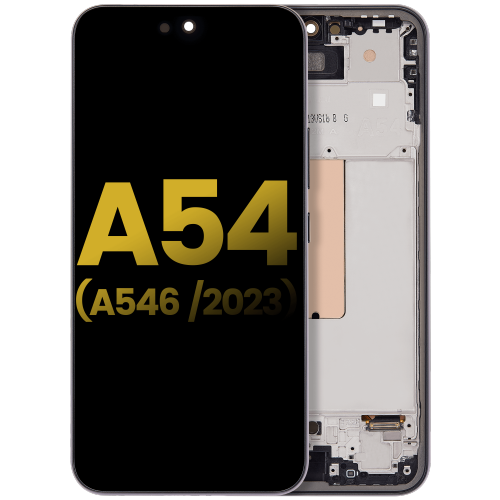 Excellent Premium Replacement OLED Assembly with Frame for Samsung Galaxy A54 (A546/2023) -Graphite Display by ESOURCE PARTS - Refurbished condition - Image 2