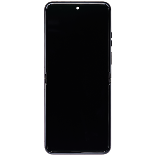 Excellent High-QualityOLED Replacement Assembly for Motorola Moto Razr+ (XT2321-3 / 2023) in Infinite Black by ESOURCE PARTS - Refurbished condition - Image 3
