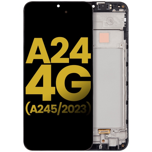 Excellent Premium Replacement OLED Assembly with Frame for Samsung Galaxy A24 4G (A245 / 2023) -in All Colors by ESOURCE PARTS - Refurbished condition - Image 2