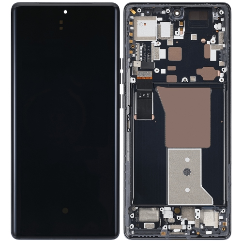 Excellent Premium Replacement OLED Assembly with Frame for Motorola Edge X40 5G, Edge Plus, and Edge 40 Pro -in Interstellar Black by ESOURCE PARTS - Refurbished condition - CA$322.70