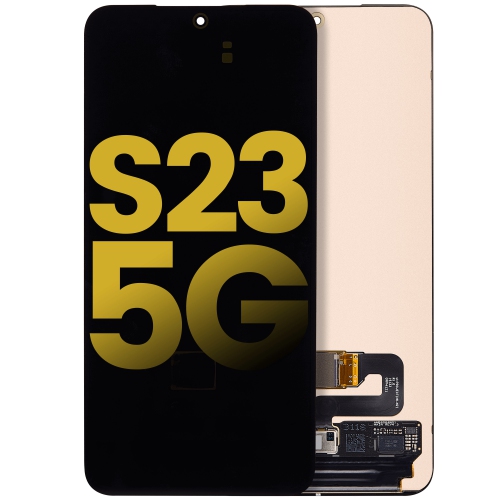 Refurbished - Excellent Premium Replacement OLED Assembly for Samsung Galaxy S23 5G - Frame-Free, Compatible with US & International Models