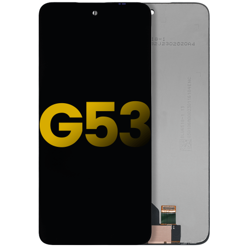Excellent High-Quality Replacement LCD Assembly for Motorola Moto G53 (XT2335-3 / 2022) - Frame-Free, All Colors Available by ESOURCE PARTS - Refurbished condition - Image 2