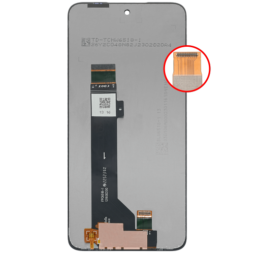Excellent High-Quality Replacement LCD Assembly for Motorola Moto G53 (XT2335-3 / 2022) - Frame-Free, All Colors Available by ESOURCE PARTS - Refurbished condition - Image 4