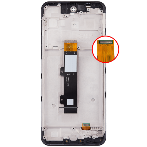 Excellent Premium LCD Replacement Assembly with Frame for Motorola Moto G Play (XT2271-5 / 2023) -in All Colors by ESOURCE PARTS - Refurbished condition - Image 4