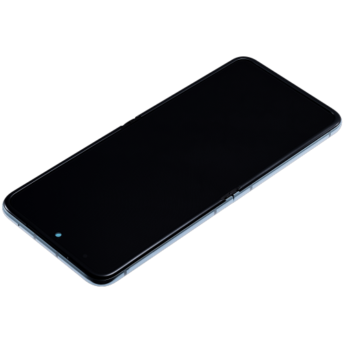 Refurbished - Excellent Premium Replacement OLED Assembly with Frame for Motorola Moto Razr Plus / Razr 40 Ultra -in Glacier Blue