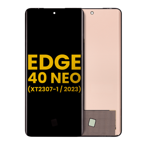 Excellent Premium Replacement OLED Screen Assembly for Motorola Moto Edge 40 Neo - All Colors by ESOURCE PARTS - Refurbished condition - CA$140.24